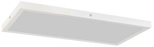 HOMCOM Set 2 Plafoniere LED Sottili e Minimal con Colore Regolabile, in Acciaio e Plastica, 60x30x3.7 cm, Bianco | Aosom Italy