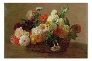Riproduzione quadro Henri Fantin-Latour - Natura morta di fiori