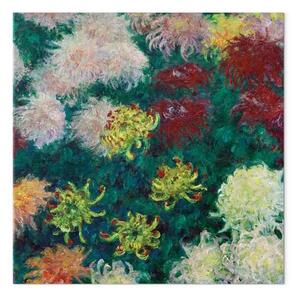 Riproduzione Claude Monet - Letto a crisantemo