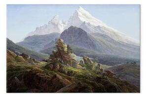 Quadro famoso Caspar David Friedrich - Il Watzmann