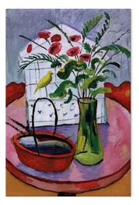 Riproduzione August Macke - Gabbia per uccelli