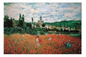 Riproduzione quadro Claude Monet - Campo di papaveri vicino a Vetheuil