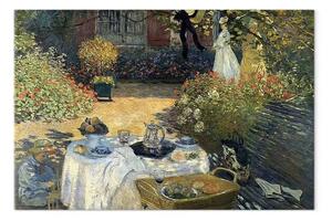 Quadro famoso Claude Monet - Colazione in giardino