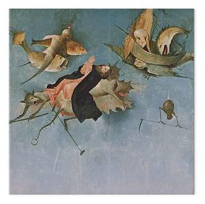 Quadro famoso Hieronymus Bosch - Trittico delle Tentazioni di sant'Antonio (Particolare del pannello di sinistra)
