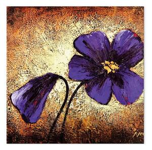Quadro Fiore viola