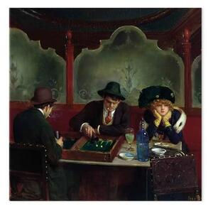 Riproduzione quadro Jean Béraud - I giocatori di backgammon