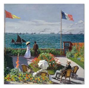 Riproduzione Claude Monet - La terrazza a Sainte-Adresse