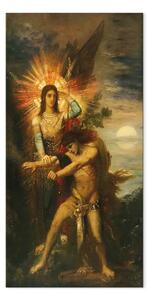 Quadro famoso Gustave Moreau - Giacobbe e l'angelo