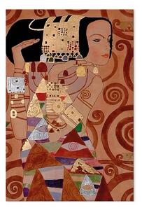 Quadro contemporaneo Gustav Klimt - L'Albero della Vita (dettaglio)