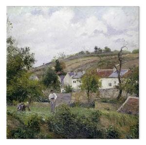 Riproduzione quadro Camille Pissarro - Villaggio vicino Pontoise