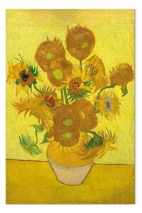 Riproduzione quadro Vincent van Gogh - Natura morta - Vaso con quindici girasoli