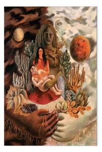 Quadro famoso Frida Kahlo - L'abbraccio d'amore dell'universo, della terra (Messico), di me stesso, Diego e del signor Xólotl