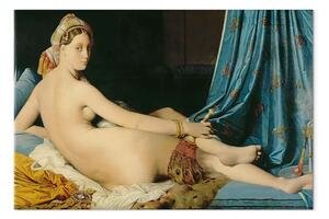 Riproduzione quadro Jean-Auguste-Dominique Ingres - La grande odalisca