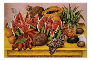 Quadro famoso Frida Kahlo - La sposa spaventata nel vedere la vita aperta