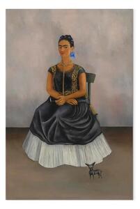 Riproduzione quadro Frida Kahlo - Itzcuintli cane con me (autoritratto)