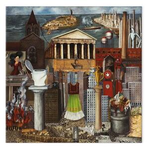Quadro famoso Frida Kahlo - Il mio vestito è appeso qui