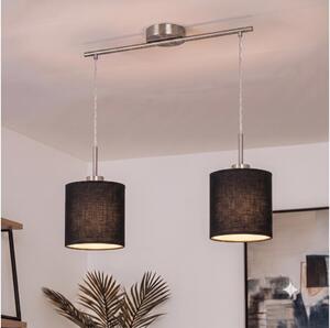 Brilagi - Lampadario LED a sospensione con cavo NUBILA 2xE27/60W/230V nero