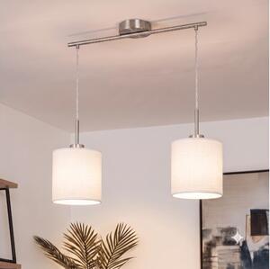 Brilagi - Lampadario LED a cavo NUBILA 2xE27/60W/230V bianco