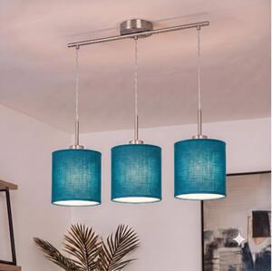 Brilagi - Lampadario LED su cavo NUBILA 3xE27/60W/230V blu scuro