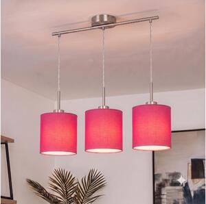 Brilagi - Lampadario LED su cavo NUBILA 3xE27/60W/230V rosa