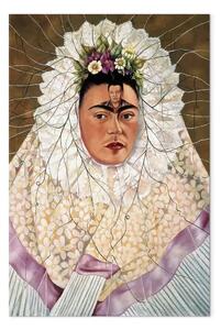 Quadro famoso Frida Kahlo - Autoritratto come Tehuana (Diego nella mia mente)