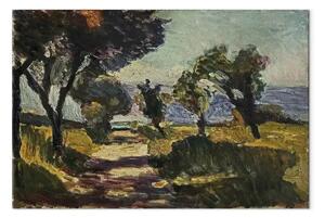 Riproduzione quadro Henri Matisse - Paesaggio corso con ulivi