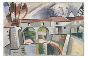 Quadro famoso André Derain - Mulino sulla Marna