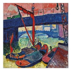 Riproduzione quadro André Derain - Chiatte sul Tamigi