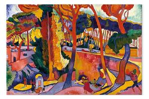 Quadro famoso André Derain - La strada di svolta, L'Estaque