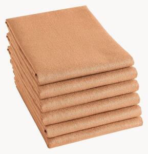 Set di 6 strofinacci in cotone Logo