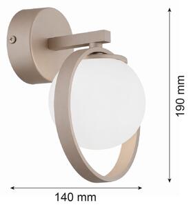 Argon 9002 - Lampada da parete SATUROS 1xG9/6W/230V