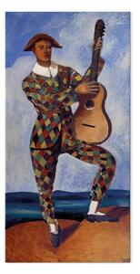 Quadro famoso André Derain - Arlecchino con la chitarra