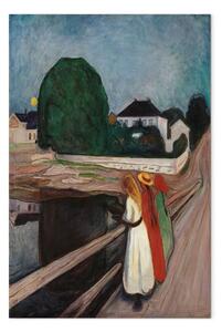 Quadro famoso Edvard Munch - The Girls on the Bridge