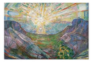 Quadro famoso Edvard Munch - Il sole