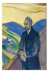 Quadro famoso Edvard Munch - Friedrich Nietzsche