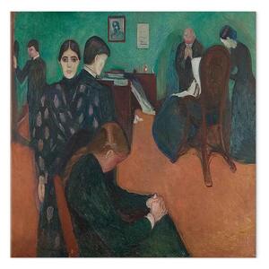 Quadro famoso Edvard Munch - La morte nella stanza della malata