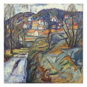 Quadro famoso Edvard Munch - Kragerø in Spring