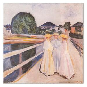 Quadro famoso Edvard Munch - The Women on the Bridge