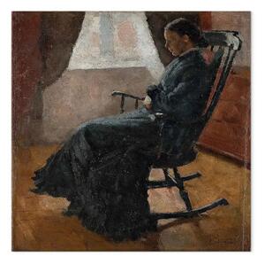 Riproduzione quadro Edvard Munch - Karen Bjølstad in the Rocking Chair