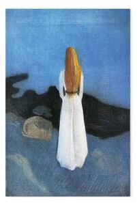 Quadro famoso Edvard Munch - Girl at the Beach