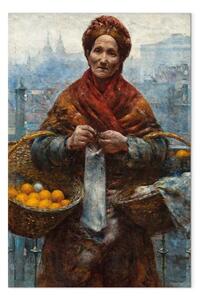 Quadro famoso Aleksander Gierymski - Ebrea con arance
