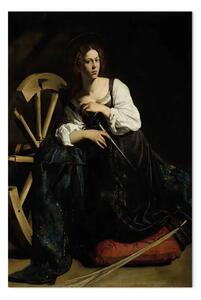 Riproduzione Caravaggio - Santa Caterina d'Alessandria