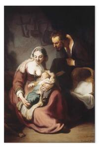 Quadro famoso Rembrandt - La Sacra Famiglia II