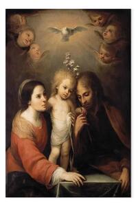 Riproduzione quadro Juan Simón Gutiérrez - La Sacra Famiglia