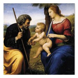 Riproduzione quadro Rafael Santi - La Sacra Famiglia con la Palma