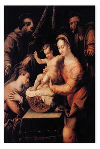 Riproduzione quadro Lavinia Fontana - Sacra Famiglia con Santi