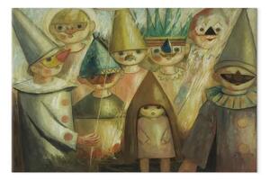 Quadro famoso Tadeusz Makowski nel ruolo di Masquerade