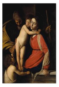 Riproduzione Caravaggio - Sacra Famiglia con San Giovanni Battista