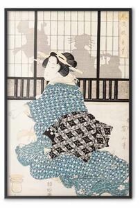 Poster: Kikukawa Eizan - Geisha