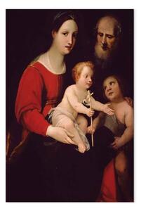 Riproduzione quadro Francesco Rustici - Sacra Famiglia con San Giovanni